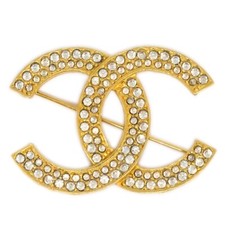 Chanel CC Brooch Pin Gold