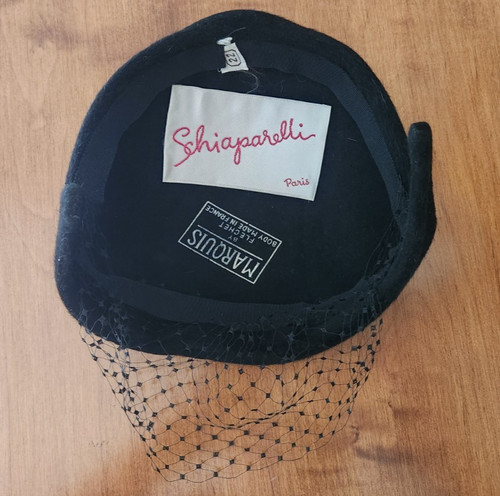 Vintage schiaparelli paris - vintage, hat