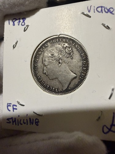 1878 shilling silver - 1878, coin