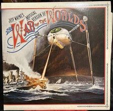 Jeff Wayne War of The Worlds 1978 UK CBS 2LP Vinyl Record 82671 with Booklet EX