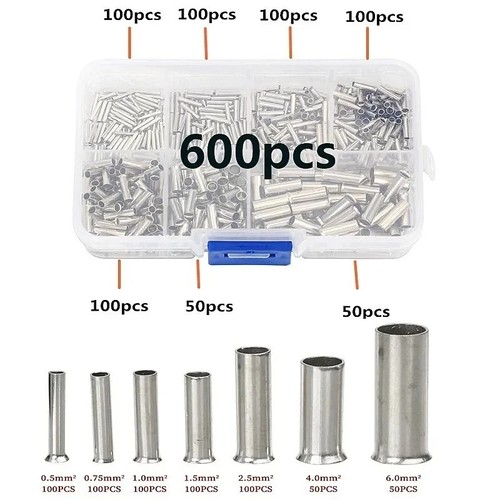 600pcs 0mm2 bootlace - 0.5-6.0mm2,