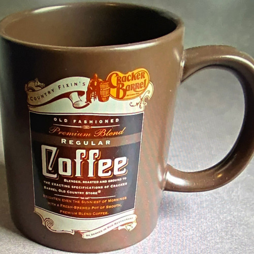 Cracker barrel brown ceramic - cracker,