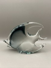 Grey Vintage Murano Angel Fish