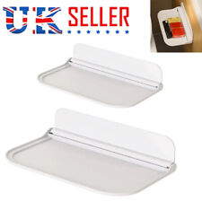 Foldable Wall Shelf Punch-Free Wallmounted Plastic Floating Shelf Household 