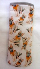 GERMAN SHEPHERD PUPPIES -cotton GLASSES CASE ideal small gift