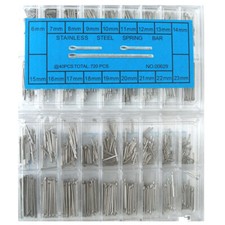 360Pack 6-23mm Watch Band Link Cotter Pin Assortment 0.9mm Bracelet Strap Bar a