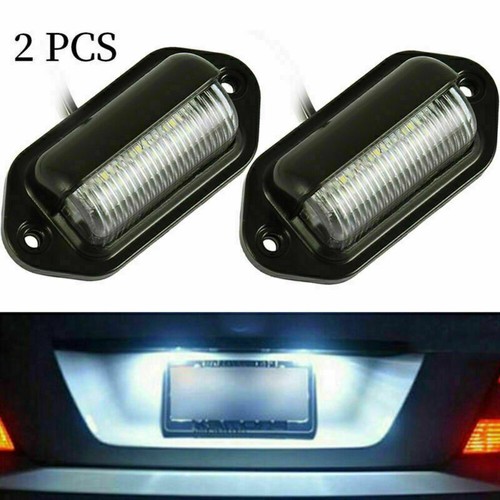 Universal led number plate - 2x,