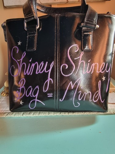 Shiney bag - shiney, black