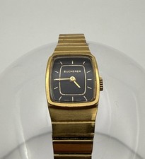 Vintage Bucherer Ladies Watch, Swiss movement, 17 Jewels, gold plated-runs
