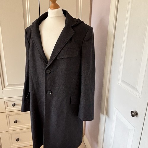Grey duffle style hooded coat - duffle,