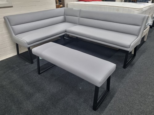 New light grey leather black - light,