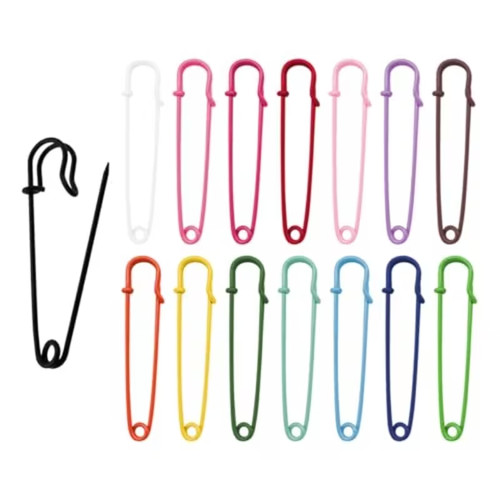 Metal safety pins sizes - pins,