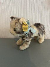 Steiff Cat With Bell Yellow Tag 2700/14