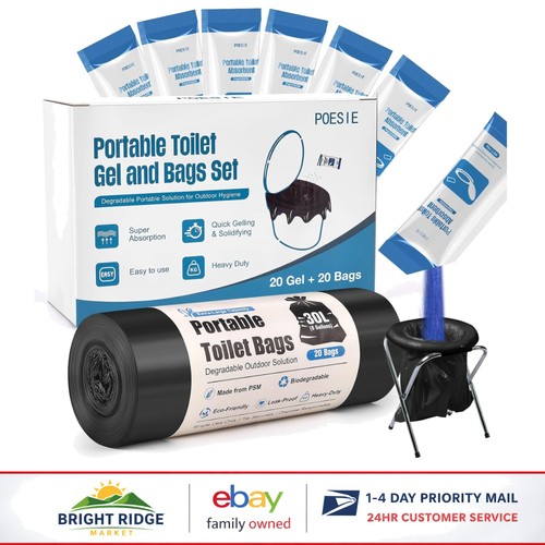 Pack portable toilet gel - pack,
