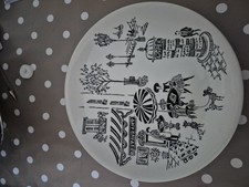 Alfred Meakin Parisienne Plate 7.5cm - Vintage Paris Scene