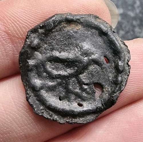 Medieval lead token - lead, metal