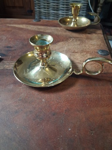 Chamber stick candle - stick, vintage
