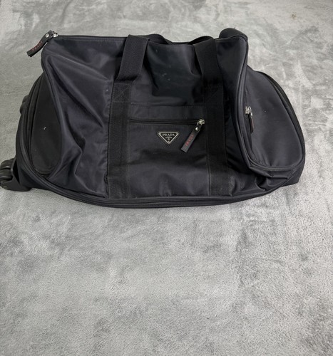 Prada nylon weekender travel - nylon,