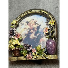 Vintage Style Floral Enamel