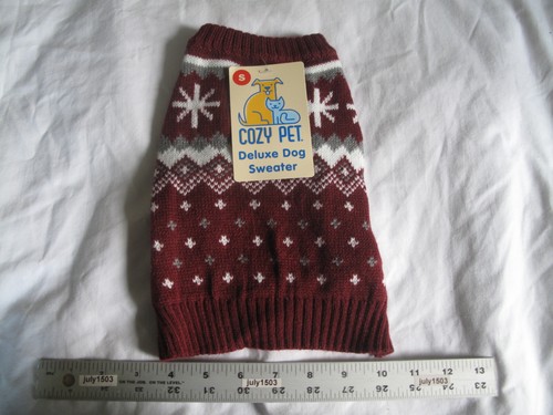 New cozy pet dog - cozy, knit