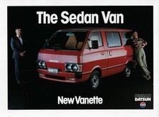 NISSAN DATSUN VANETTE 4 PAGE