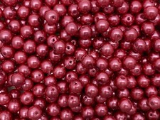 ❤  GLASS PEARL BEADS ROUND