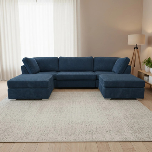Modern shape sofa jumbo - modern, u