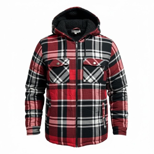 Mens sherpa hooded jacket blue - mens,