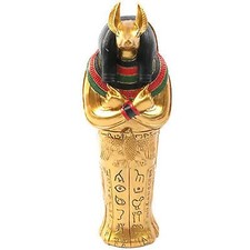 Golden anubis sarcophagus - anubis,