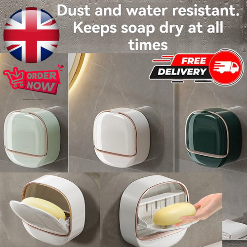 Waterproof soap dish with - dish,