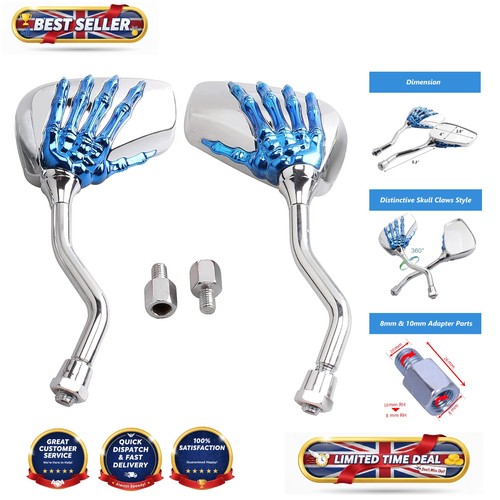 Durable chrome skull rear - skull,