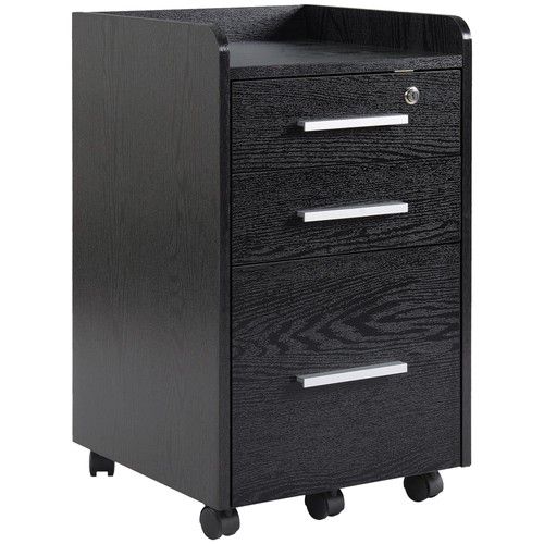 Three drawer lockable filing - three-drawer,