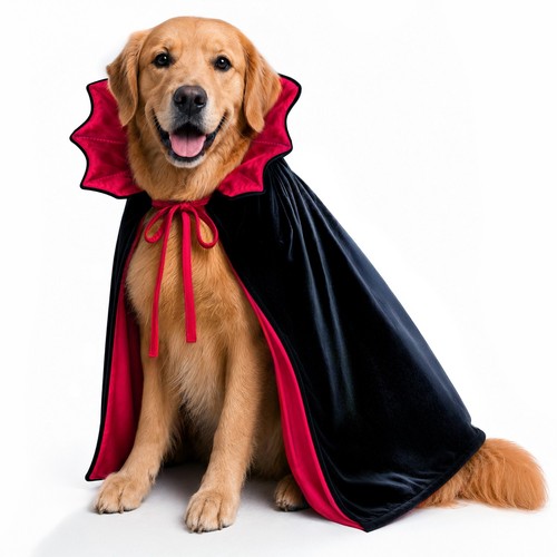 Dog cat vampire halloween - dog,