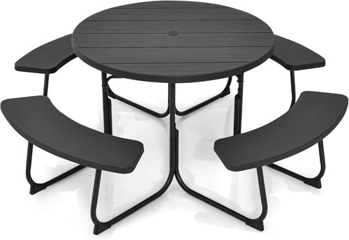 Round picnic table for - round,