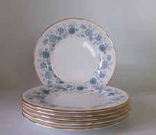 SIX COLCLOUGH BRAGANZA PLATES