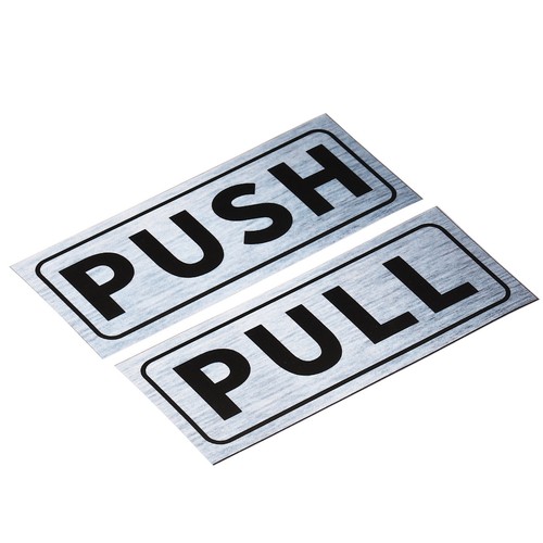 Push pull door - push, 5"x