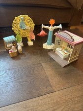 Sylvanian Families Fun Fair Rides Sweet shop and Ice cream