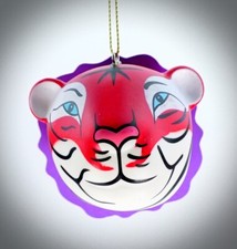 Tiger Head Christmas Ornament