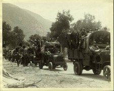 Army Trucks Bearing 200 Members Of The Civilian Army En Route To The Old Photo 1