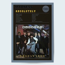 Madness Absolutely Fine Art Album Poster