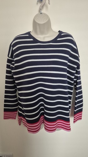 Joules uma navy pink - &,