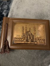 Leather photo album with