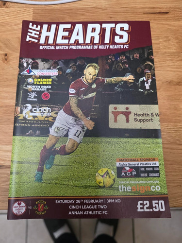 Kelty hearts annan - annan, athletic
