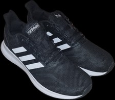 Adidas Runfalcon Men's Running Shoes Black/White UK Size 9 BNWOT