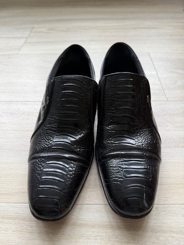 Galan black alligator - alligator, luxury