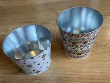 Metal Plant Pots x 2 by EMMA