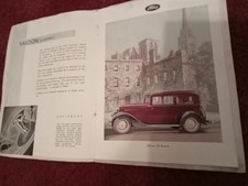 1933 34 Ford 14 sales brochure 1932 Original vintage 14.9 Model BF B Hot Rat Rod