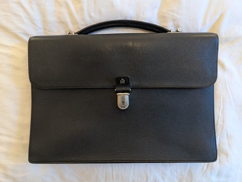 Dunhill black leather - black,