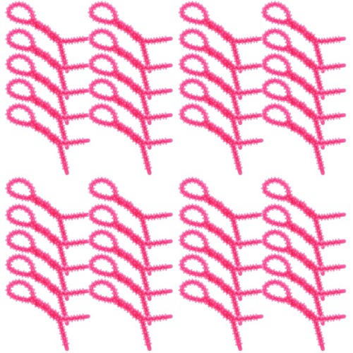 Rosy silicone spiral perm - silicone, rods