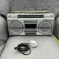 SHARP VINTAGE BOOMBOX CASSETTE RADIO GF 4500 